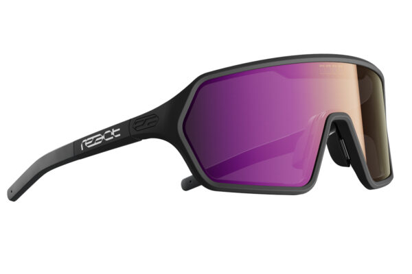 react 1500.047 rev nova black Sonnenbrille